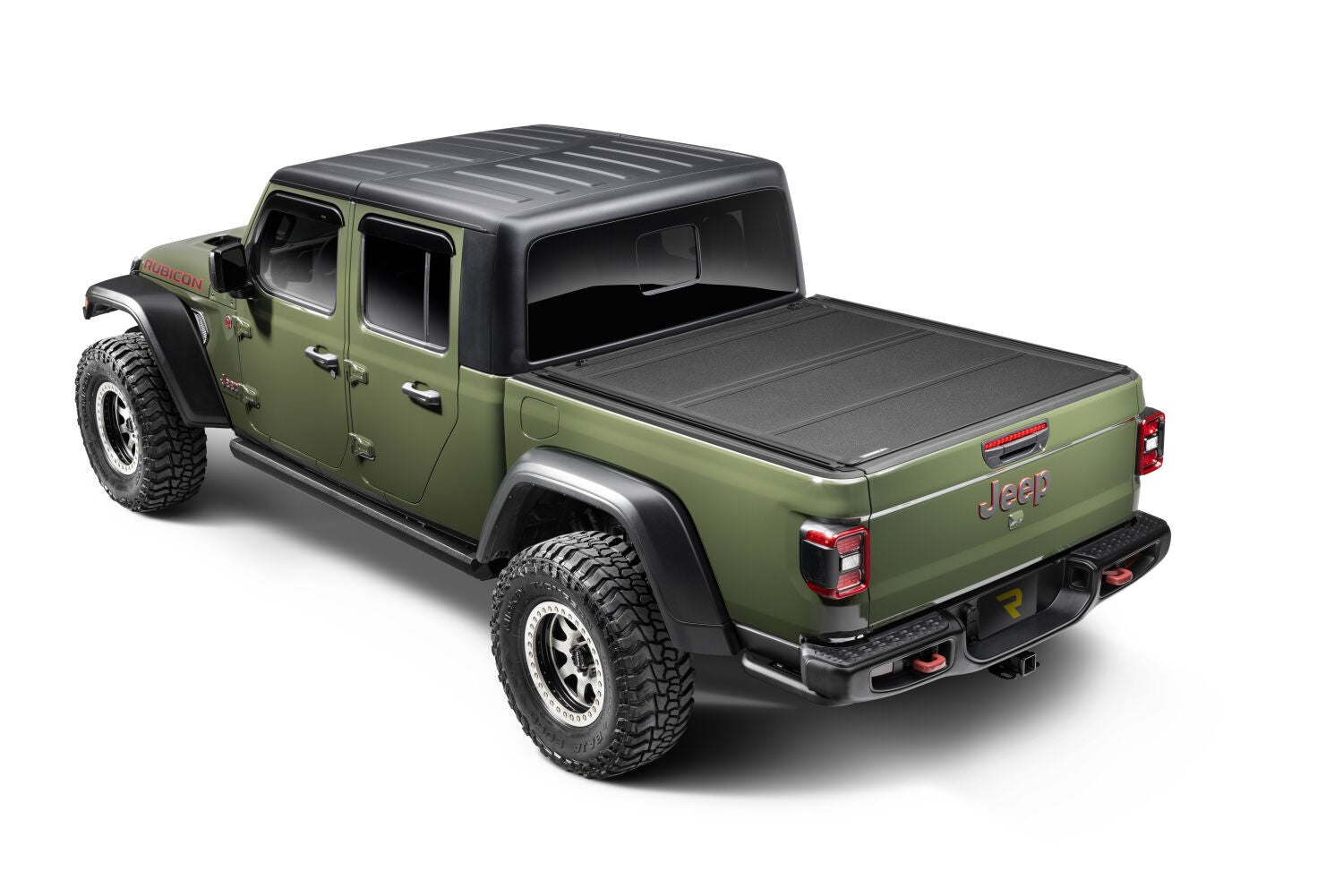 RealTruck VoltStep Electric Running Board Kit Protective Bedliner Coating 2021-2025 Jeep Gladiator Go Rhino-7