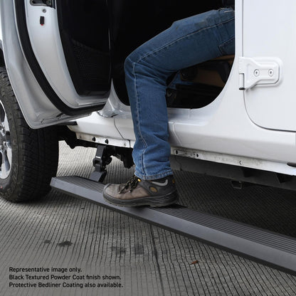 VoltSteps With Mounting Brackets Textured Black 2018-2026 Jeep Wrangler Go Rhino-1
