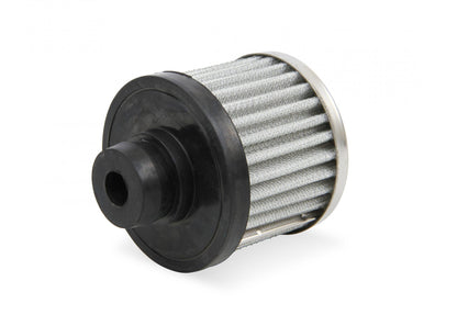 Chrome Valve Cover Breather Push On Style Open Element Fits Valve Covers with a 1.22 Inch O.D. Hole Mr Gasket-3