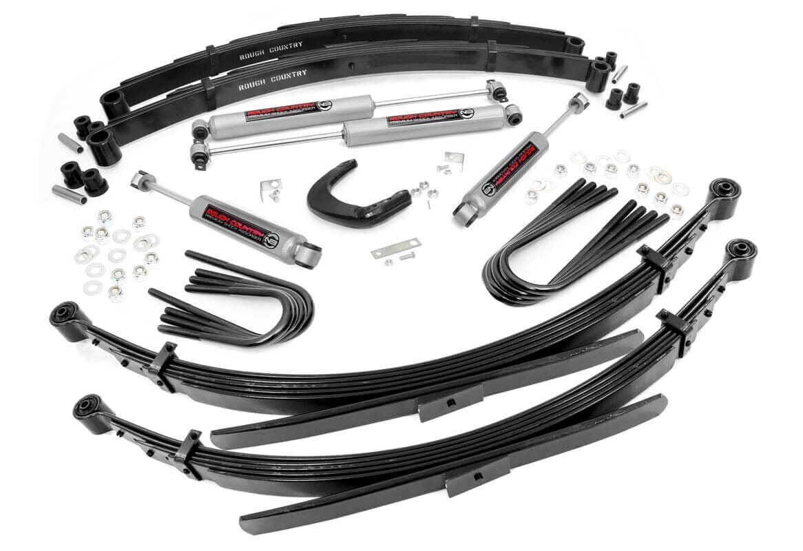 6 Inch Lift Kit 52 Inch RR Springs Chevy/GMC C10/K10 Truck & SUV/K5 Blazer (77-91) Rough Country-1