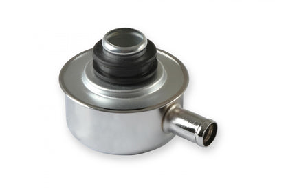 Valve Cover Breather with Logo Push-on style with breather tube chrome Mr Gasket-3