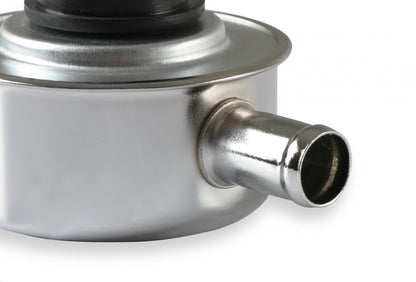 Valve Cover Breather with Logo Push-on style with breather tube chrome Mr Gasket-4