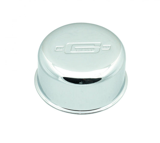 Valve Cover Breather with Logo Push-on Style with 3/4 Inch mounting tube chrome Mr Gasket