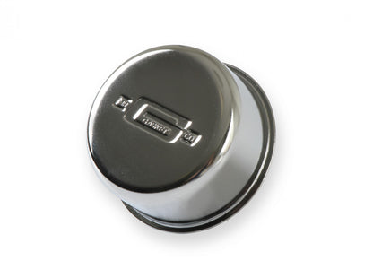 Valve Cover Breather with Logo Push-on Style with 3/4 Inch mounting tube chrome Mr Gasket-1