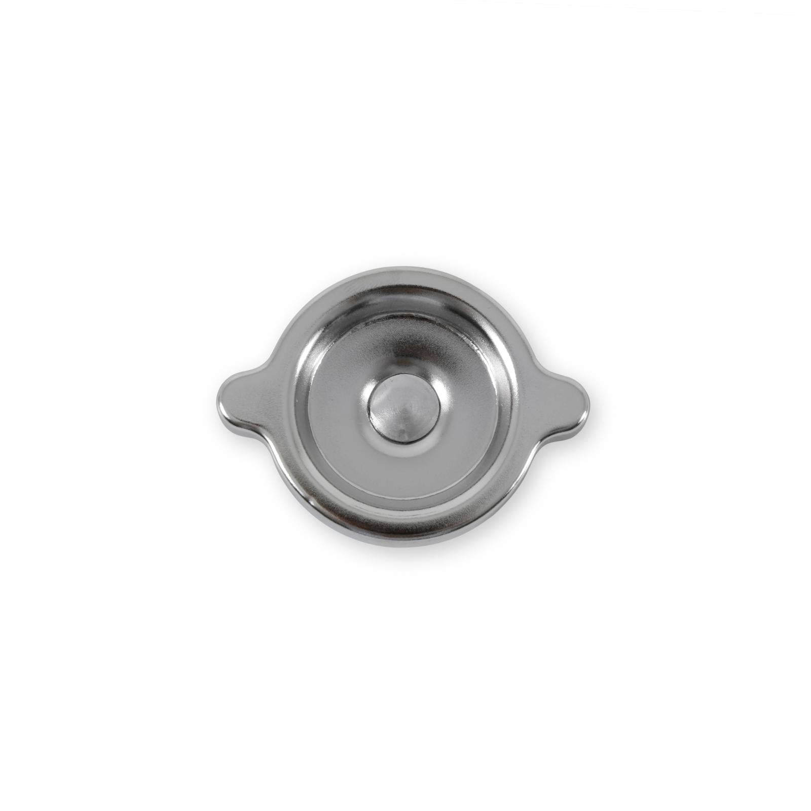Valve Cover/Breather Filler Cap Twist-on style chrome Mr Gasket