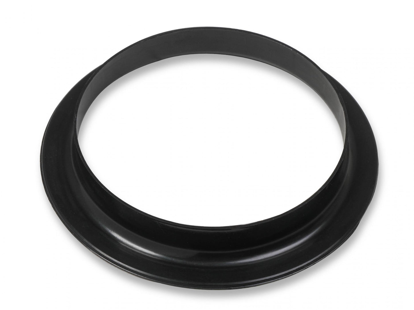 Air Cleaner Adapter Fits 4 Barrel, adapts 5-1/8 Inch air cleaner to 4-7/32 Inch carb neck, Black plastic Mr Gasket-1