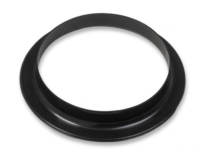 Air Cleaner Adapter Fits 4 Barrel, adapts 5-1/8 Inch air cleaner to 4-7/32 Inch carb neck, Black plastic Mr Gasket-1