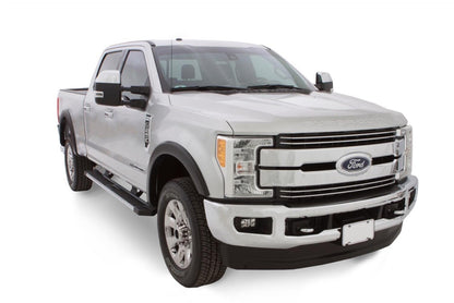 Black OE Style Smooth Finish 4-Piece Fender Flare Set For 2011-2016 Ford F250/F350 Super Duty Bushwacker-1