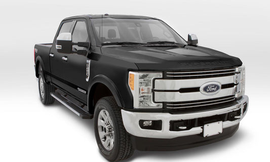 Black OE Style Smooth Finish 4-Piece Fender Flare Set For 2017-2022 Ford F250 Super Duty 2017-2022 F350 Super Duty W/98 Inch Bed Bushwacker