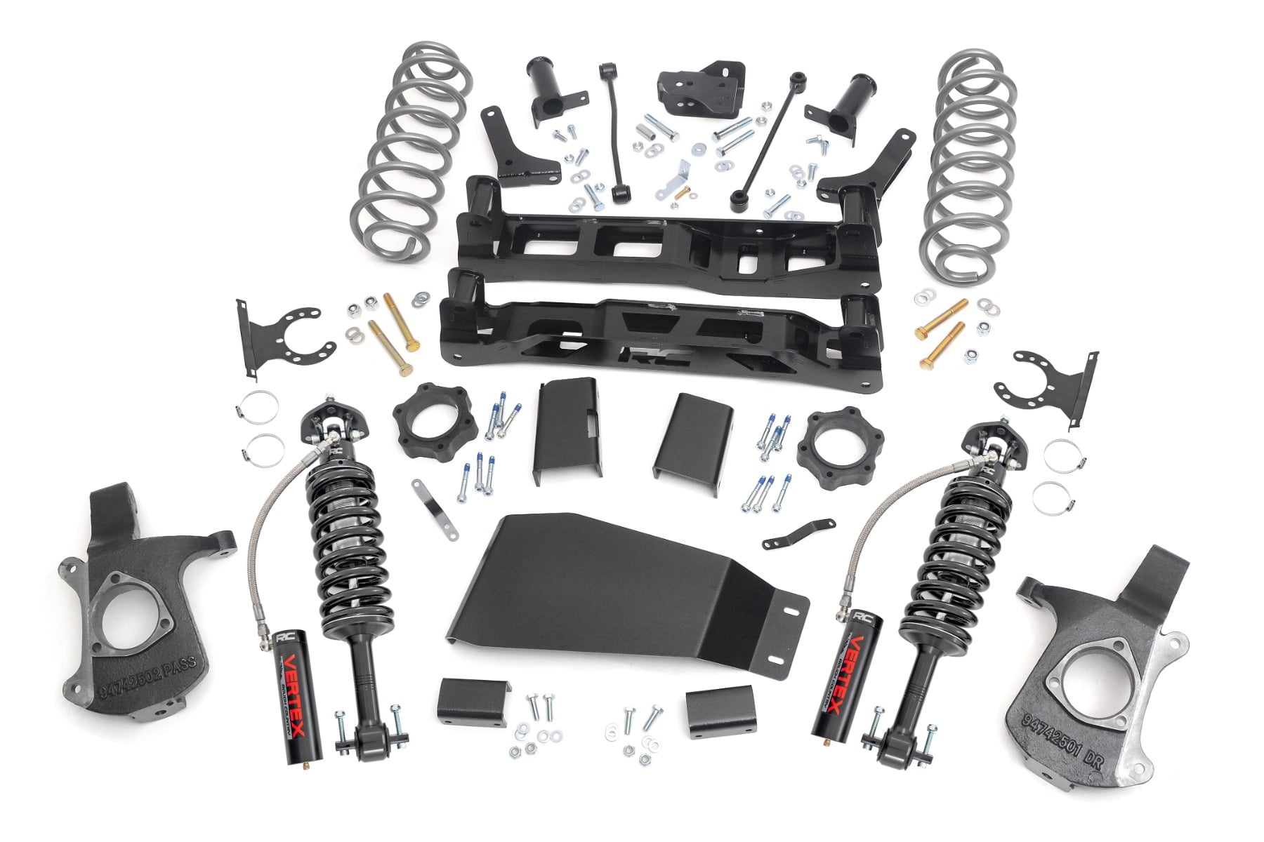 7.5 Inch Lift Kit Vertex Coilovers Chevy Avalanche 2WD/4WD (2007-2013) Rough Country