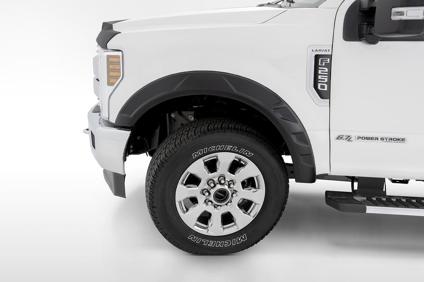 Drt Style Fender Flares Front And Rear For 2017-2022 Ford F250 Super Duty, F350 Super Duty Bushwacker