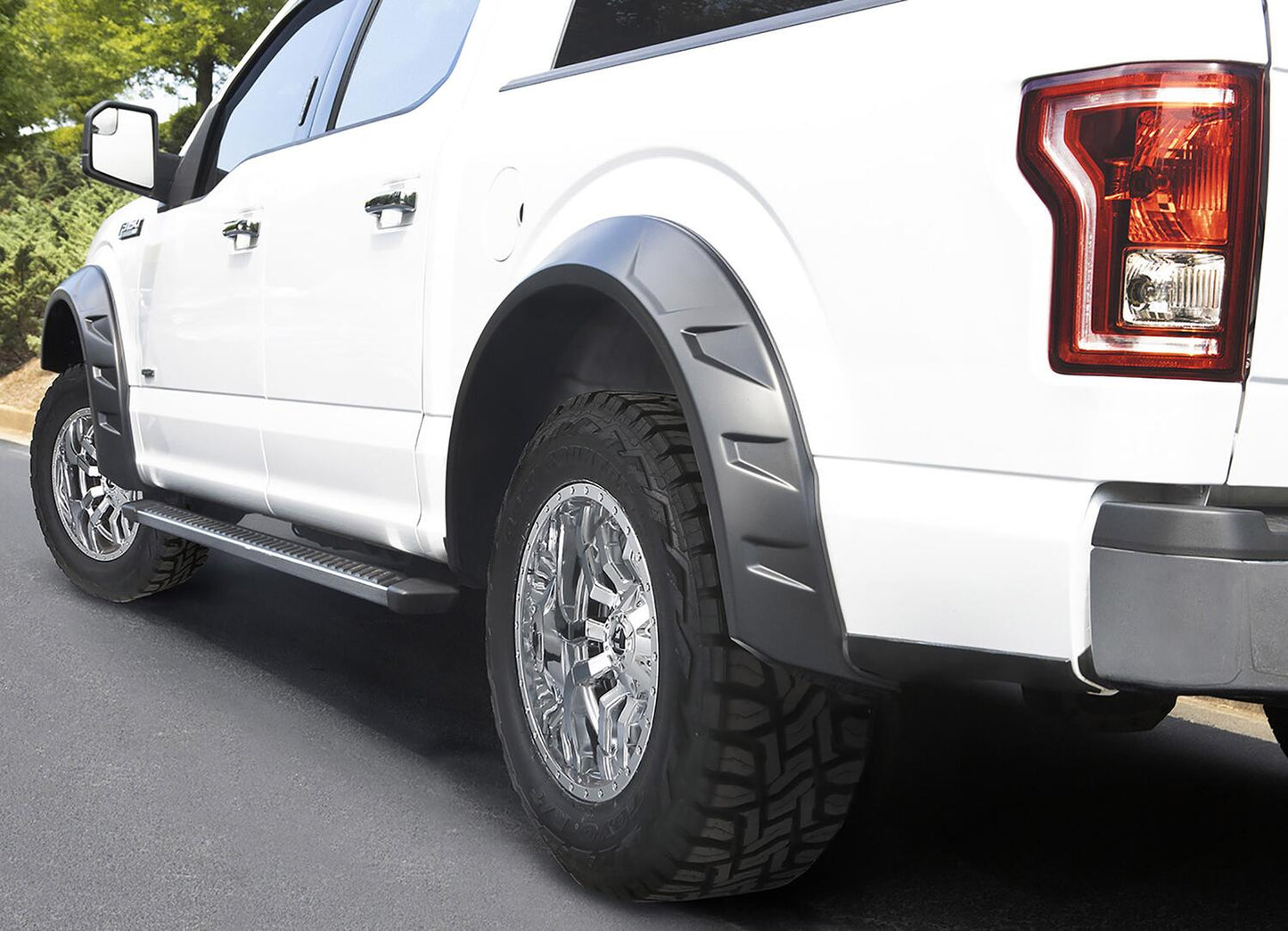 Drt Style Fender Flares Front And Rear For 2015-2017 Ford F150 Bushwacker-1