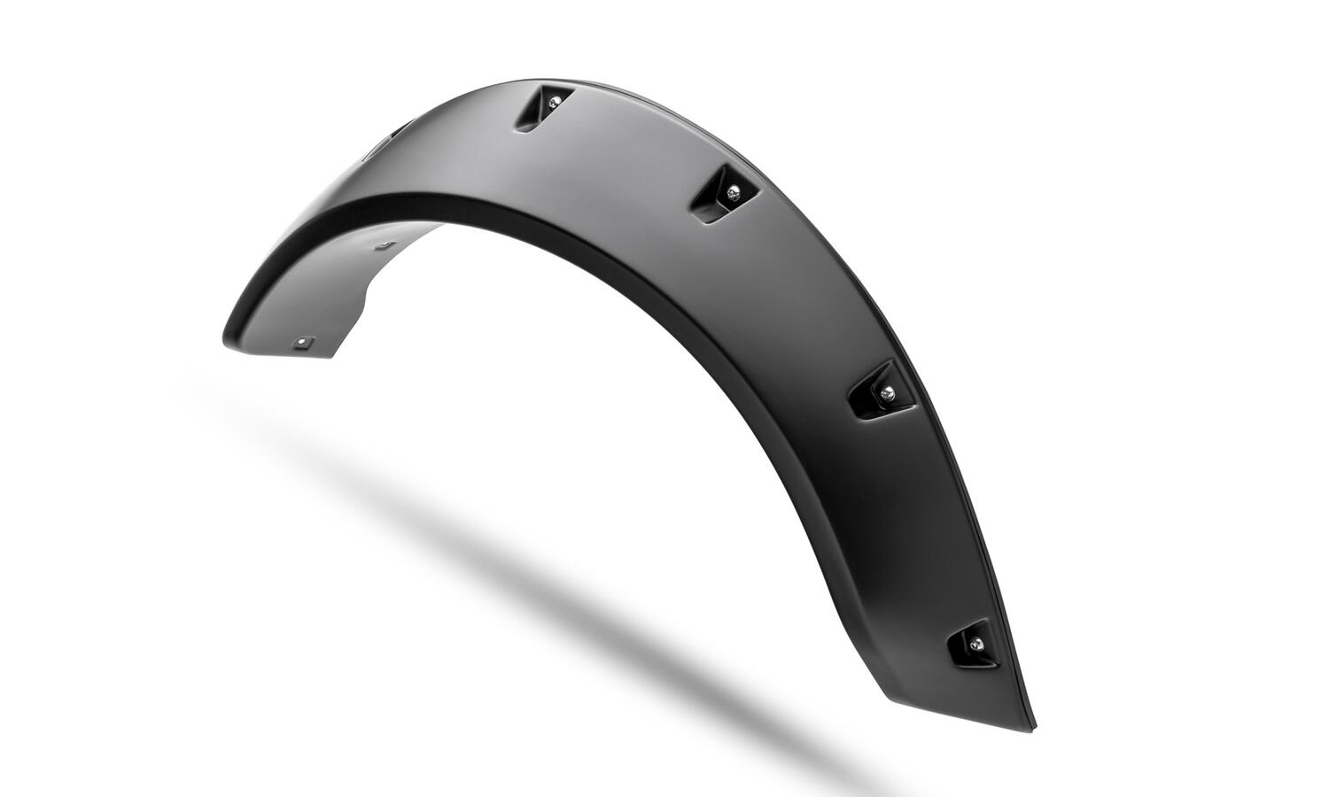 Black Pocket/Rivet Style Textured Finish 4-Piece Fender Flare Set For 2021-2023 Ford Bronco, 4-Dr Bushwacker-1