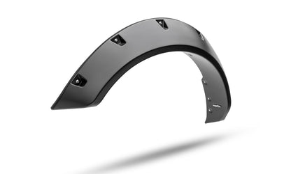 Black Pocket/Rivet Style Textured Finish 4-Piece Fender Flare Set For 2021-2023 Ford Bronco, 4-Dr Bushwacker-2