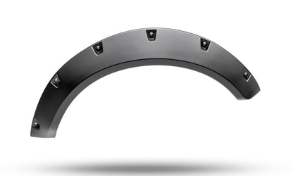Black Pocket/Rivet Style Textured Finish 4-Piece Fender Flare Set For 2021-2023 Ford Bronco, 4-Dr Bushwacker-3