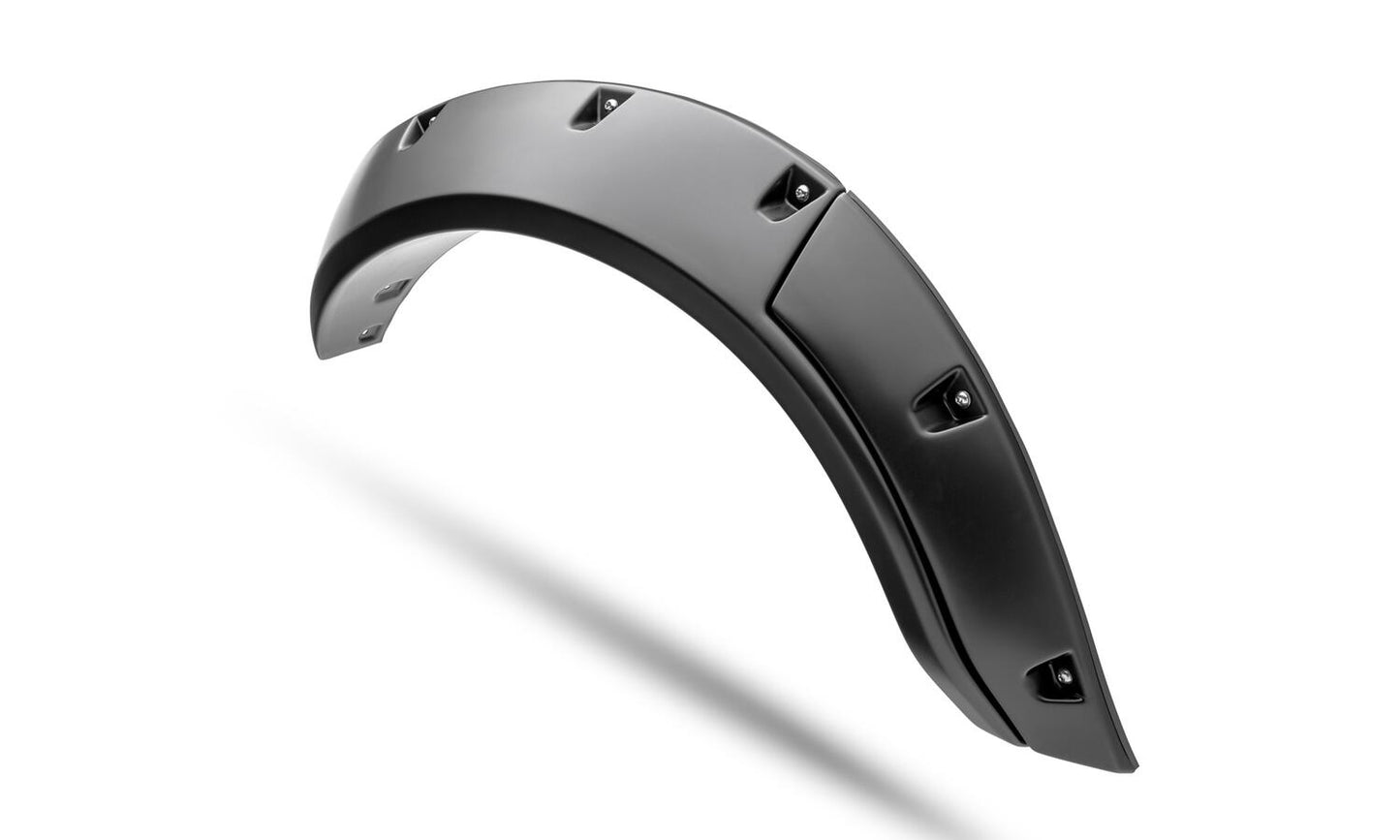 Black Pocket/Rivet Style Textured Finish 4-Piece Fender Flare Set For 2021-2023 Ford Bronco, 4-Dr Bushwacker-9