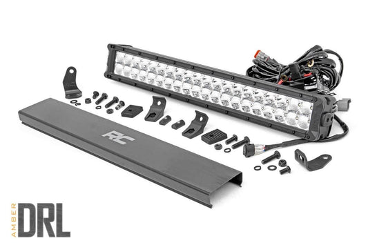 20 Inch Chrome Series LED Light Bar | Dual Row | Amber DRL Rough Country