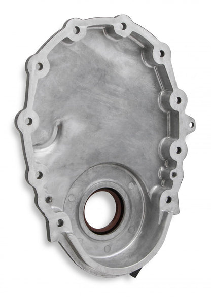 Cast Aluminum Timing Chain Cover Vortec/small Block Chevy Cast Aluminum Timing Chain Cover Holley-1