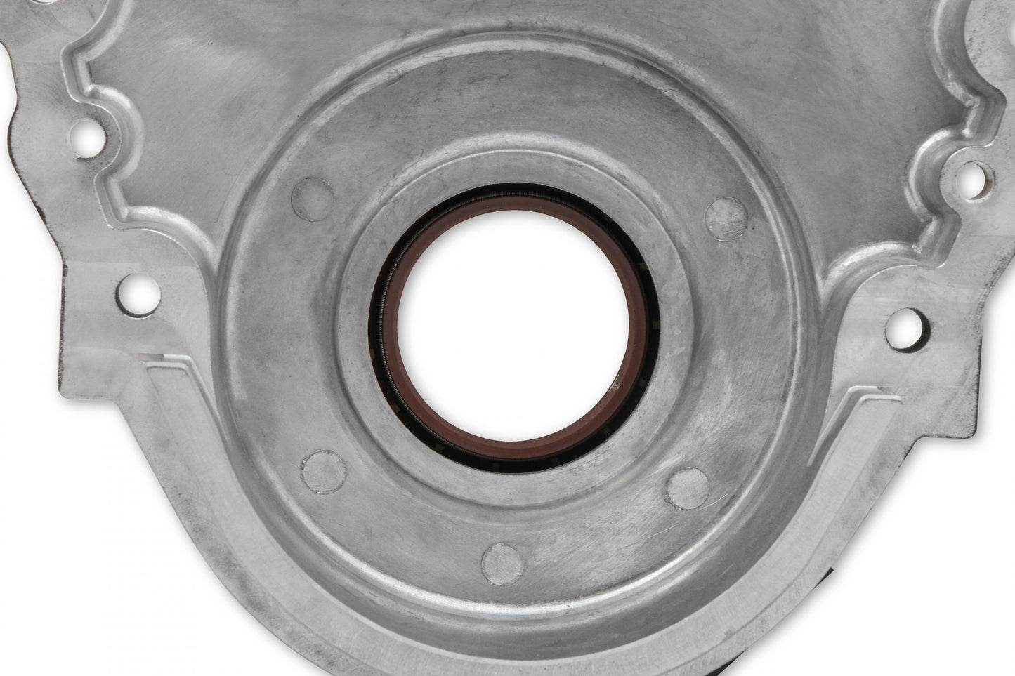 Cast Aluminum Timing Chain Cover Vortec/small Block Chevy Cast Aluminum Timing Chain Cover Holley-4