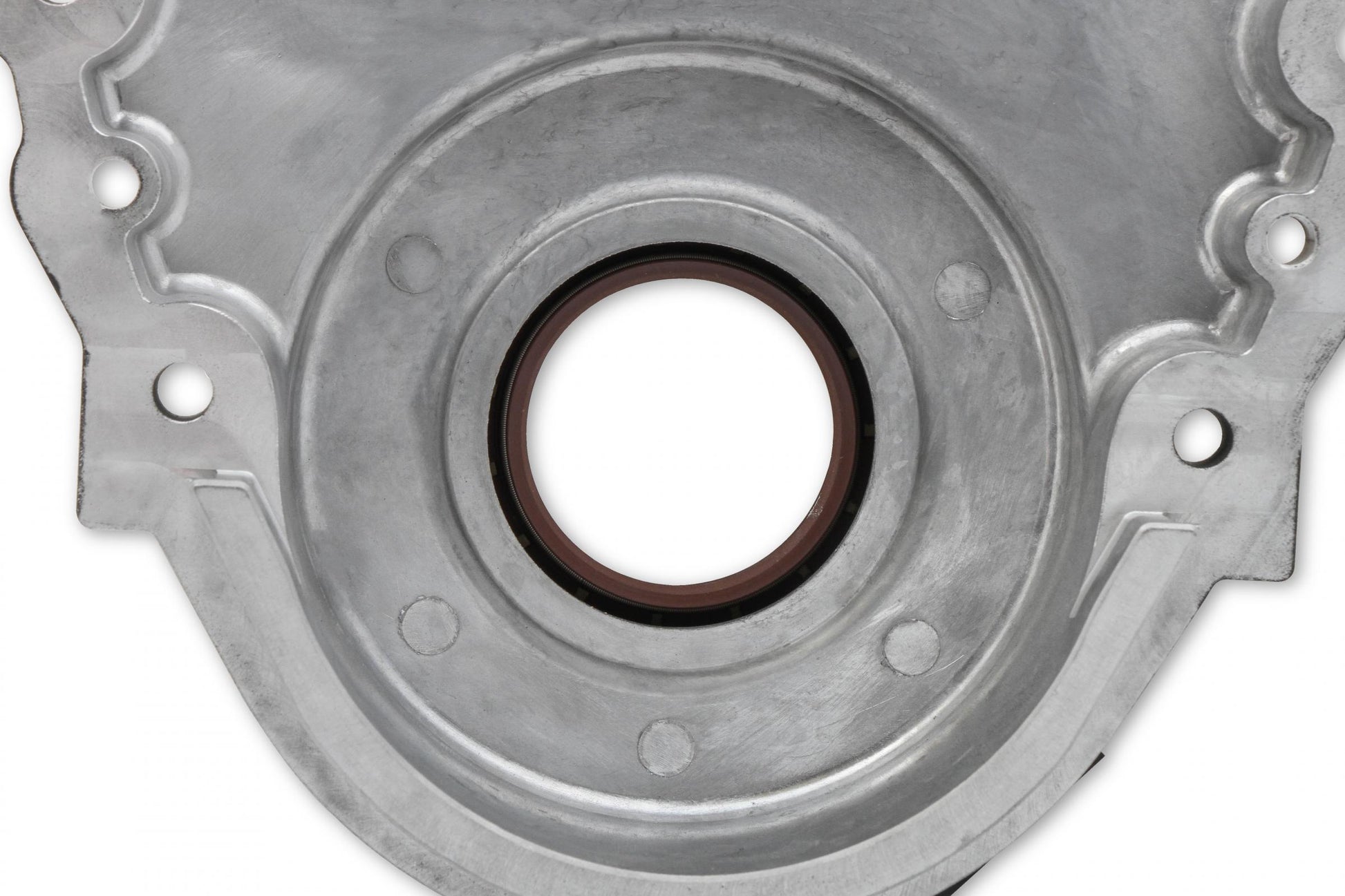 Cast Aluminum Timing Chain Cover Vortec/small Block Chevy Cast Aluminum Timing Chain Cover Holley-4