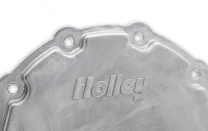 Cast Aluminum Timing Chain Cover Vortec/small Block Chevy Cast Aluminum Timing Chain Cover W/Crank Sensor Provision Holley-13