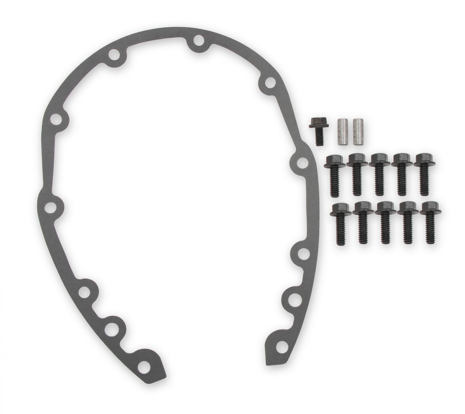 Cast Aluminum Timing Chain Cover Vortec/small Block Chevy Cast Aluminum Timing Chain Cover W/Crank Sensor Provision Holley-14