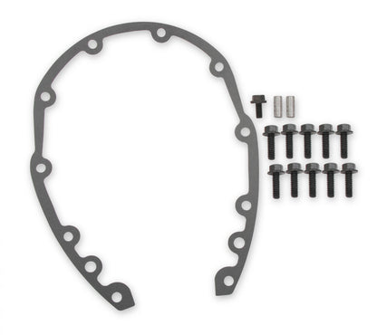 Cast Aluminum Timing Chain Cover Vortec/small Block Chevy Cast Aluminum Timing Chain Cover W/Crank Sensor Provision Holley-14