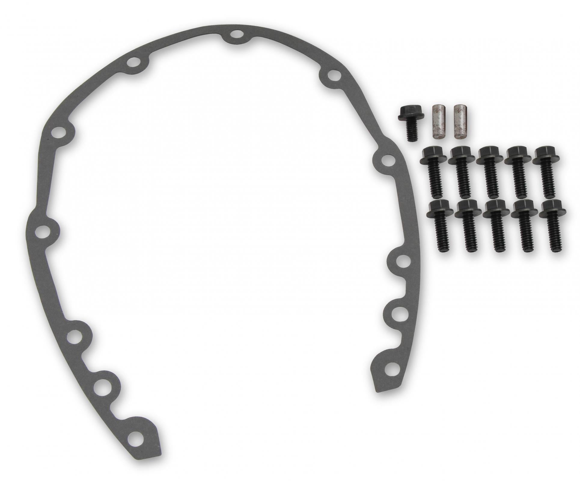 Cast Aluminum Timing Chain Cover Vortec/small Block Chevy Cast Aluminum Timing Chain Cover W/Crank Sensor Provision Holley-6
