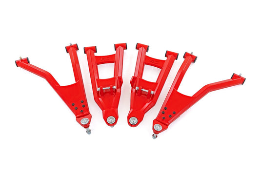 Red Aluminum Control Arms | 2" Forward Offset | Polaris Ranger XP 1000  Rough Country