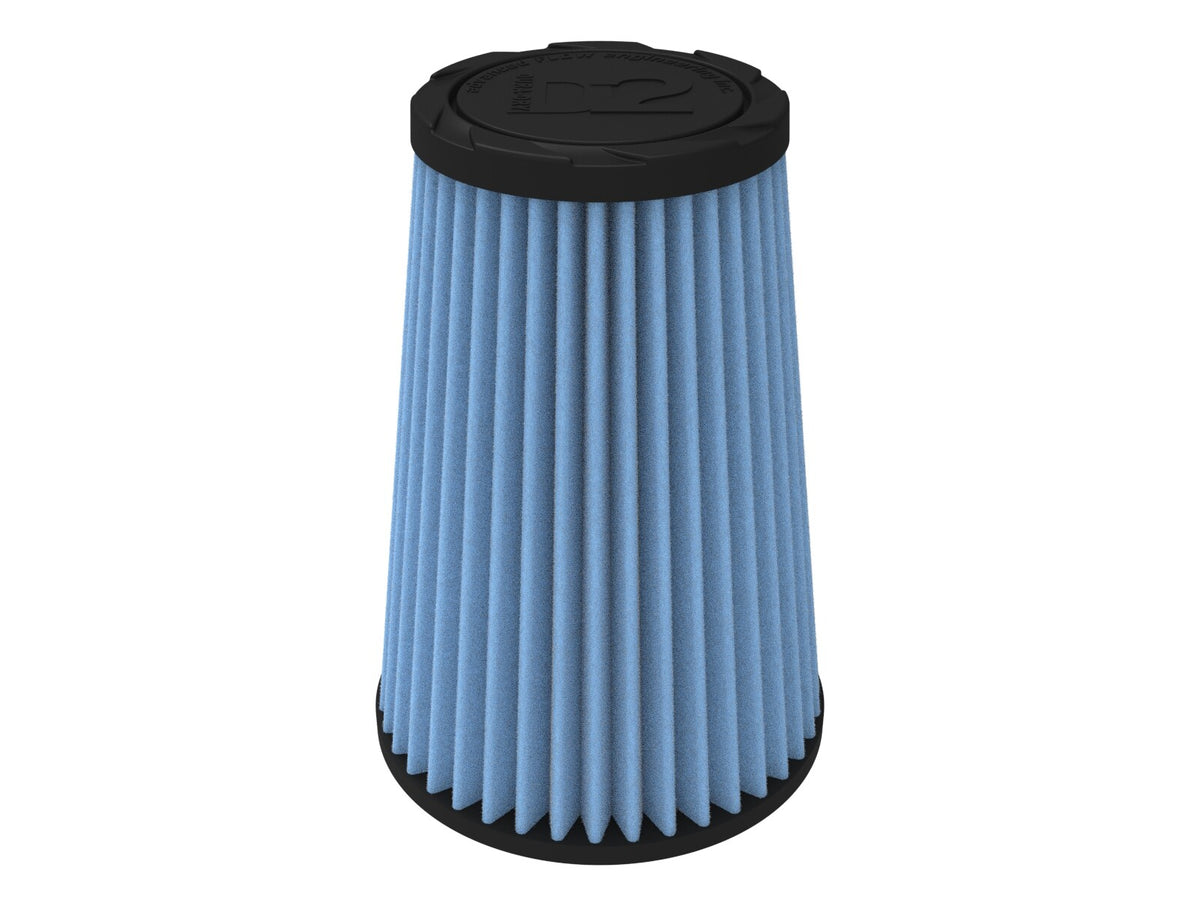 Universal Clamp-On Air Filter w/ D2 Dura-Dry Media 2-1/2 Inch F x 5 Inch B x 3-1/2 Inch T x 7 Inch H aFe Power