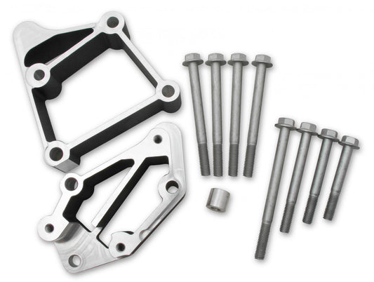 LS Accessory Drive Bracket Installation Kit for Middle Alignment Installation Kit, LS Acc Drive Brackets, Use with Middle Belt Alignment (alignment Common on F-Body & GTO) Holley