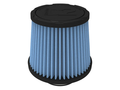 Universal Clamp-On Air Filter w/ D2 Dura-Dry Media 3 Inch F x 6 Inch B x 4-3/4 Inch T aFe Power-10