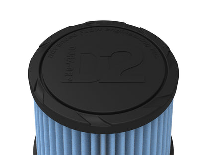 Universal Clamp-On Air Filter w/ D2 Dura-Dry Media 3 Inch F x 6 Inch B x 4-3/4 Inch T aFe Power-13