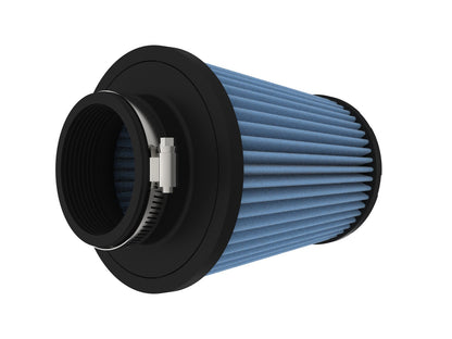 Universal Clamp-On Air Filter w/ D2 Dura-Dry Media 3 Inch F x 6 Inch B x 4-3/4 Inch T aFe Power-6