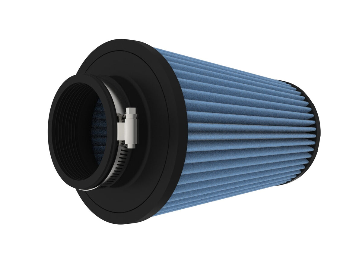 Universal Clamp-On Air Filter w/ D2 Dura-Dry Media 3 Inch F x 6 Inch B x 4-3/4 Inch T aFe Power-1