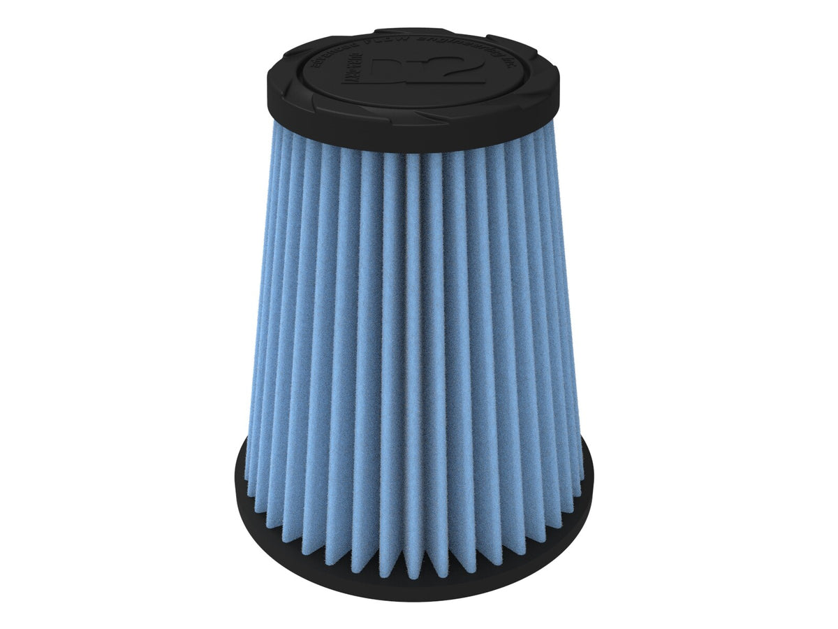 Universal Clamp-On Air Filter w/ D2 Dura-Dry Media 3 Inch F x 5 Inch B aFe Power