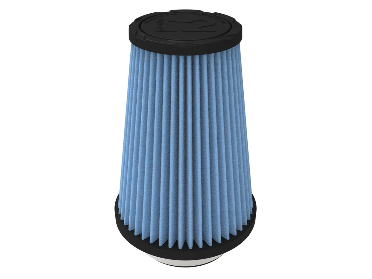 Universal Clamp-On Air Filter w/ D2 Dura-Dry Media 3-1/2 Inch F x 6 Inch B aFe Power-20