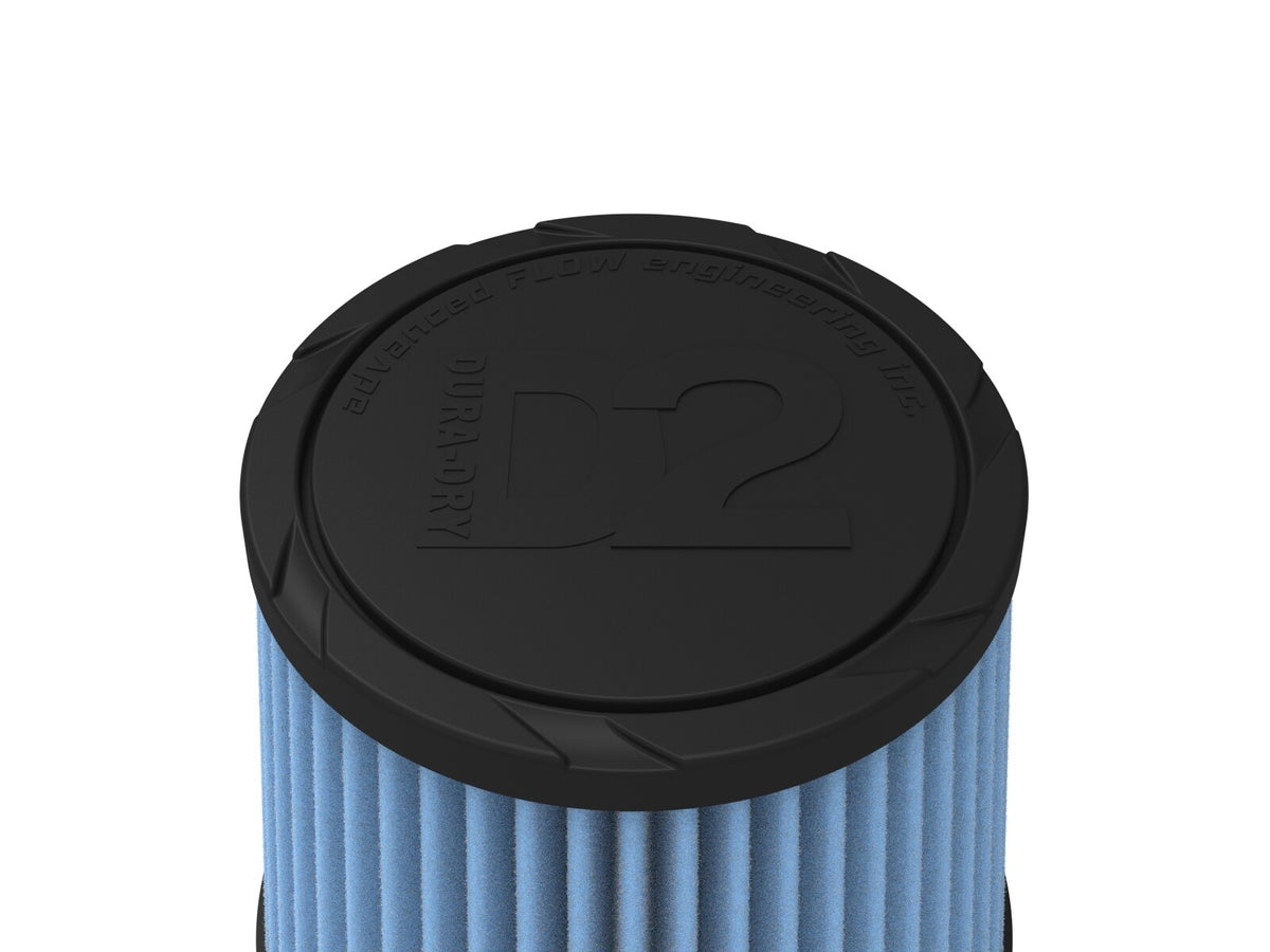 Universal Clamp-On Air Filter w/ D2 Dura-Dry Media 3-1/2 Inch F x 6 Inch B aFe Power-18