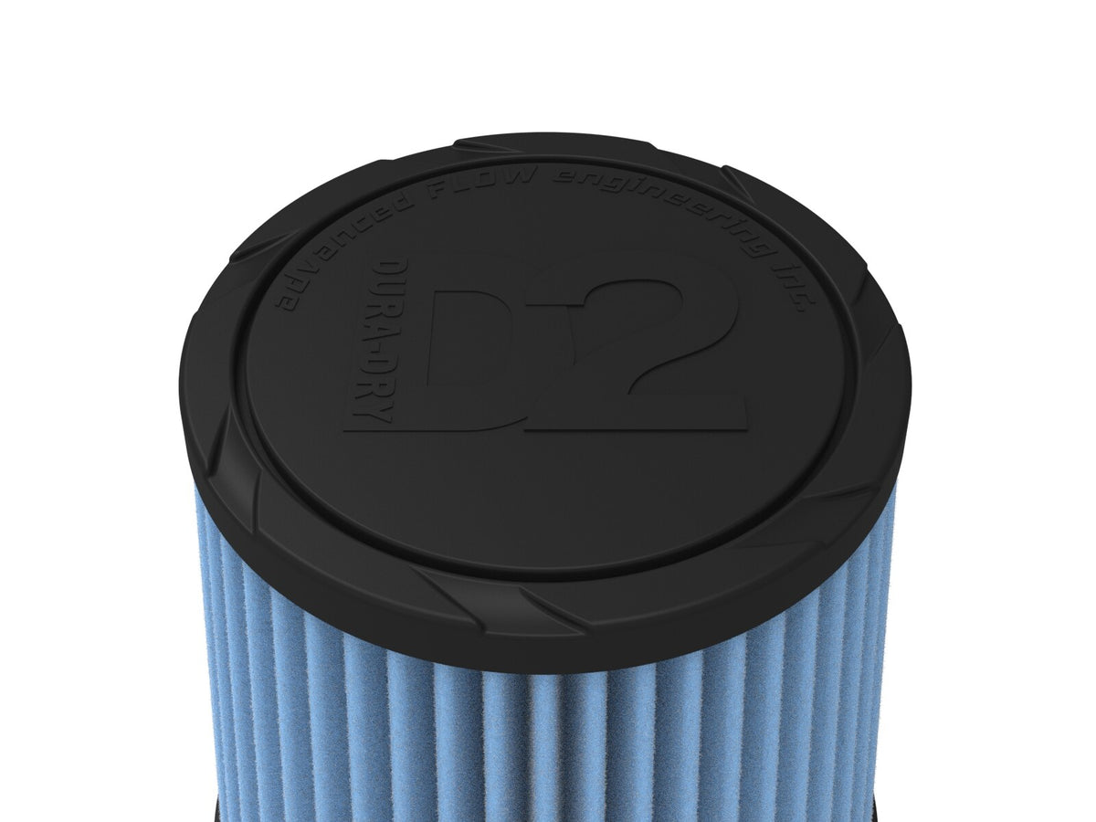 Universal Clamp-On Air Filter w/ D2 Dura-Dry Media 3-1/2 Inch F x 6 Inch B aFe Power-13