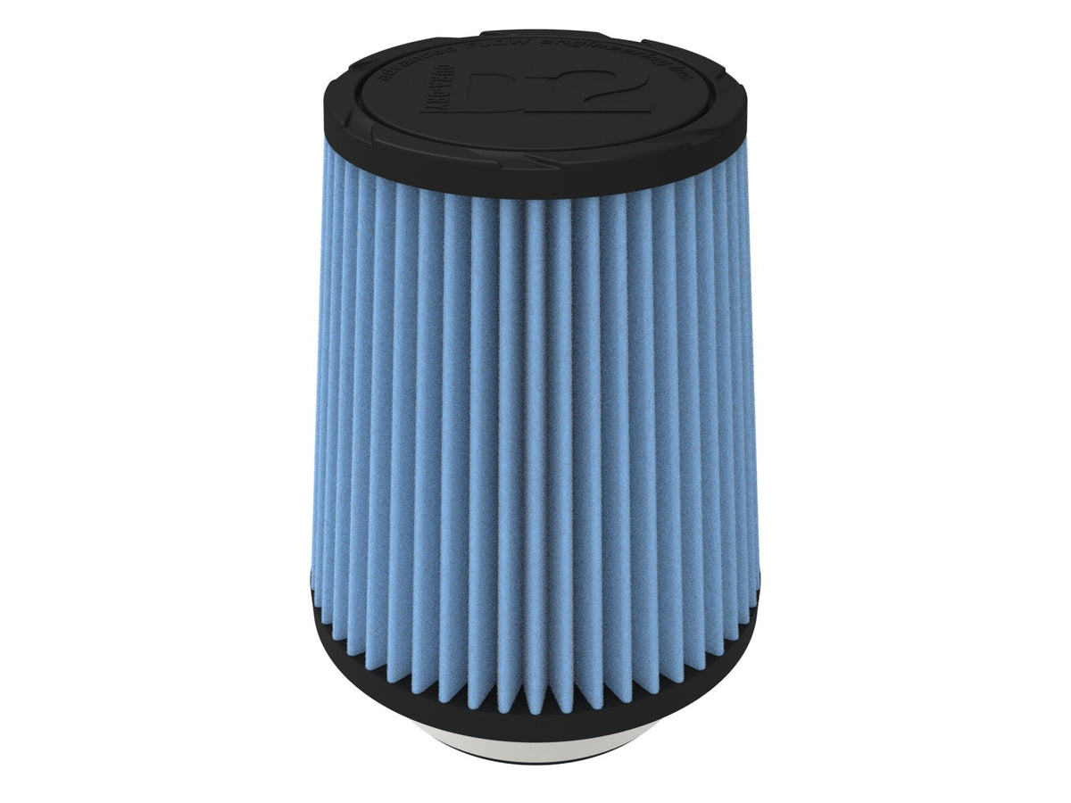 Universal Clamp-On Air Filter w/ D2 Dura-Dry Media 3-1/2 Inch F x 6 Inch B aFe Power-5
