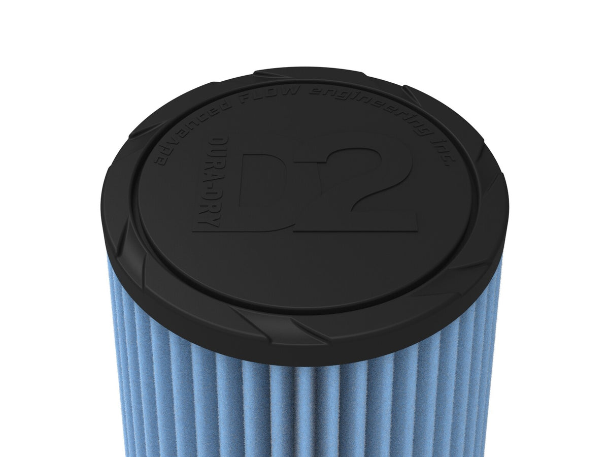 Universal Clamp-On Air Filter w/ D2 Dura-Dry Media 3-1/2 Inch F x 6 Inch B aFe Power-8