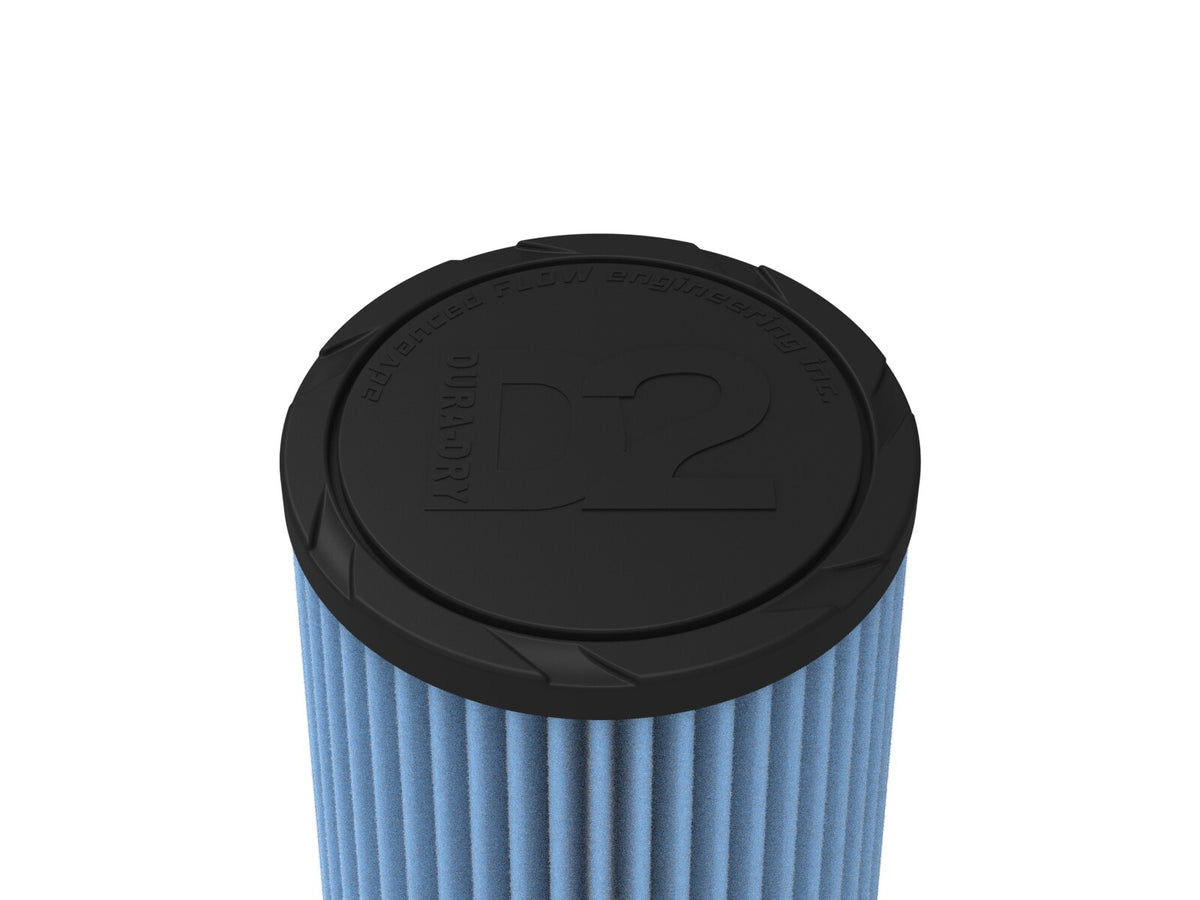 Universal Clamp-On Air Filter w/ D2 Dura-Dry Media 3-1/2 Inch F x 6 Inch B aFe Power-3