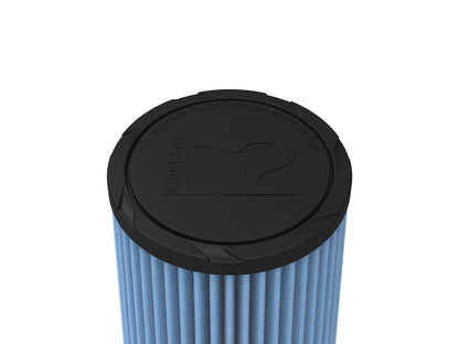 Universal Clamp-On Air Filter w/ D2 Dura-Dry Media 3-1/2 Inch F x 6 Inch B aFe Power-3
