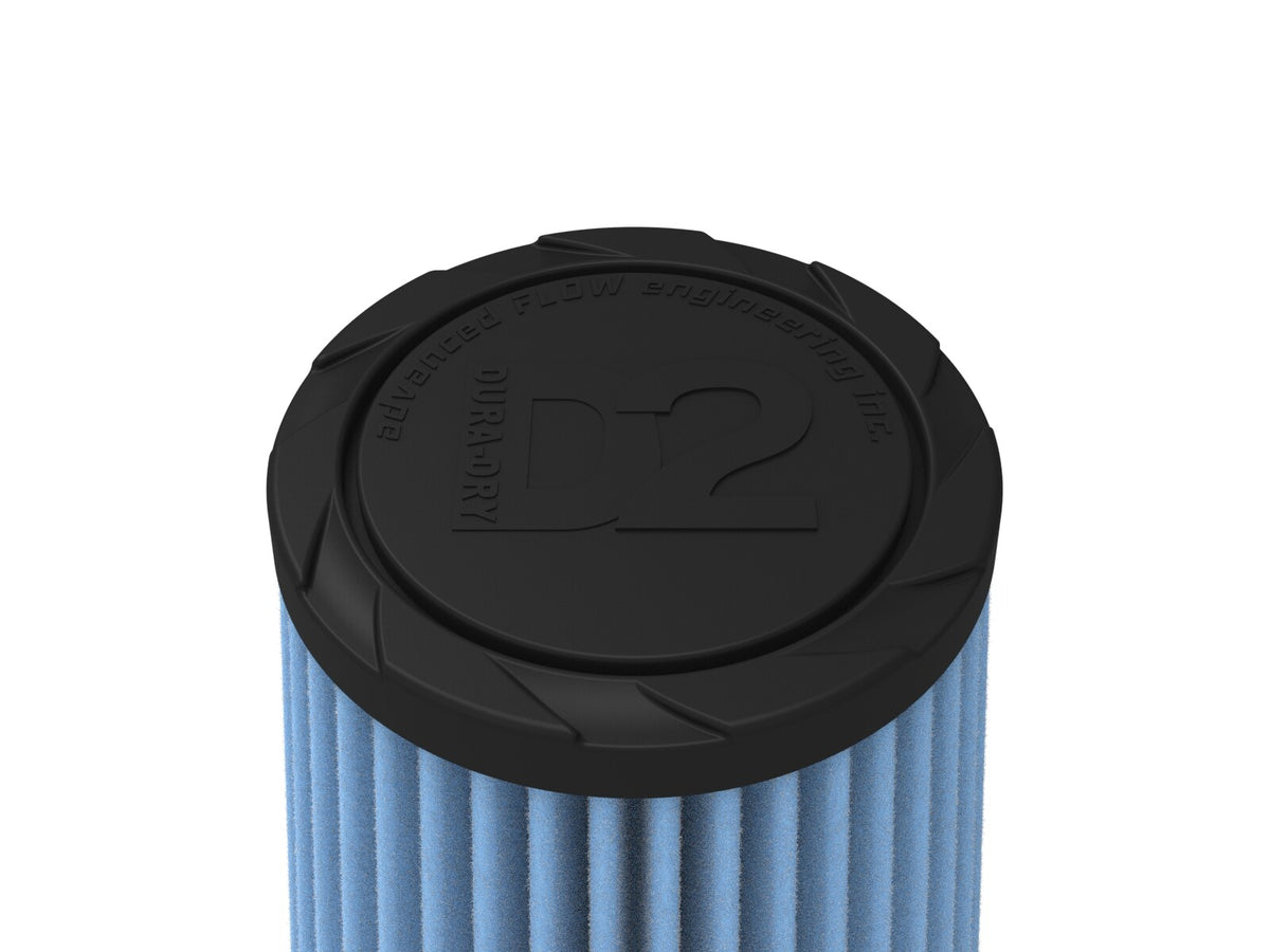Universal Clamp-On Air Filter w/ D2 Dura-Dry Media 3-1/2 Inch F x 5 Inch B x 3-1/2 Inch T aFe Power-8