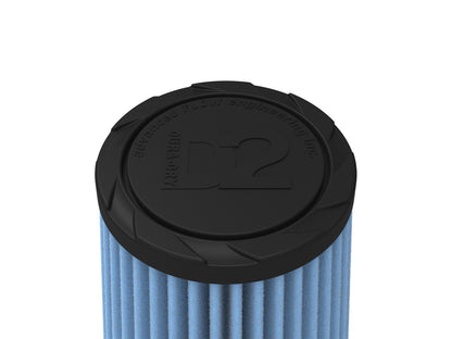 Universal Clamp-On Air Filter w/ D2 Dura-Dry Media 3-1/2 Inch F x 5 Inch B x 3-1/2 Inch T aFe Power-8