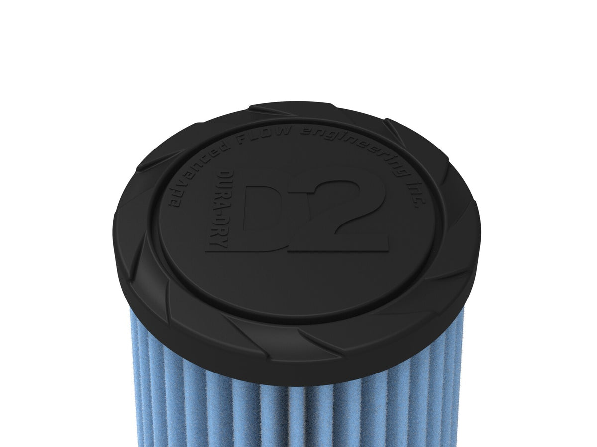 Universal Clamp-On Air Filter w/ D2 Dura-Dry Media 3-1/2 Inch F x 5 Inch B x 3-1/2 Inch T aFe Power-3