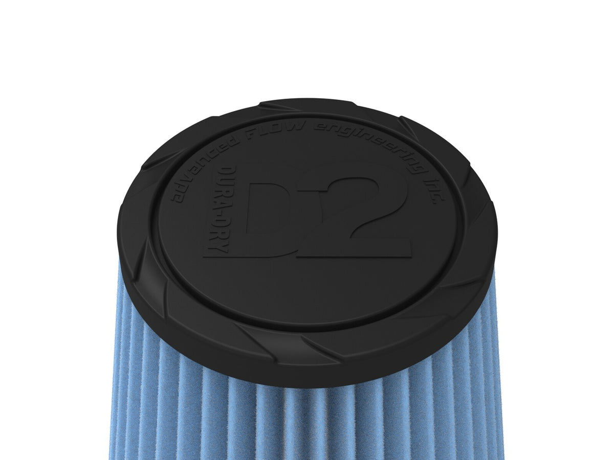 Universal Clamp-On Air Filter w/ D2 Dura-Dry Media 4 Inch F x 6 Inch B aFe Power-23