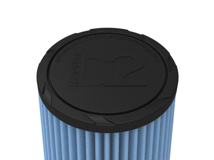 Universal Clamp-On Air Filter w/ D2 Dura-Dry Media 4 Inch F x 6 Inch B aFe Power-18