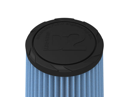 Universal Clamp-On Air Filter w/ D2 Dura-Dry Media 4 Inch F x 6 Inch B aFe Power-3