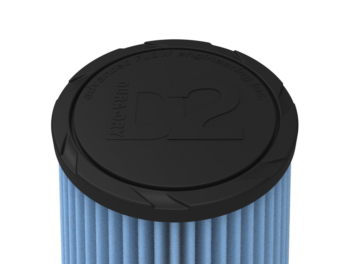 Universal Clamp-On Air Filter w/ D2 Dura-Dry Media 4-1/2 Inch F x 6 Inch B x 4-3/4 Inch T aFe Power-18